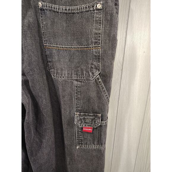 VTG 90s Bugle Boy Baggy Wide Leg Carpenter Jeans 40x30 Y2K Grunge Skater - Picture 4 of 9